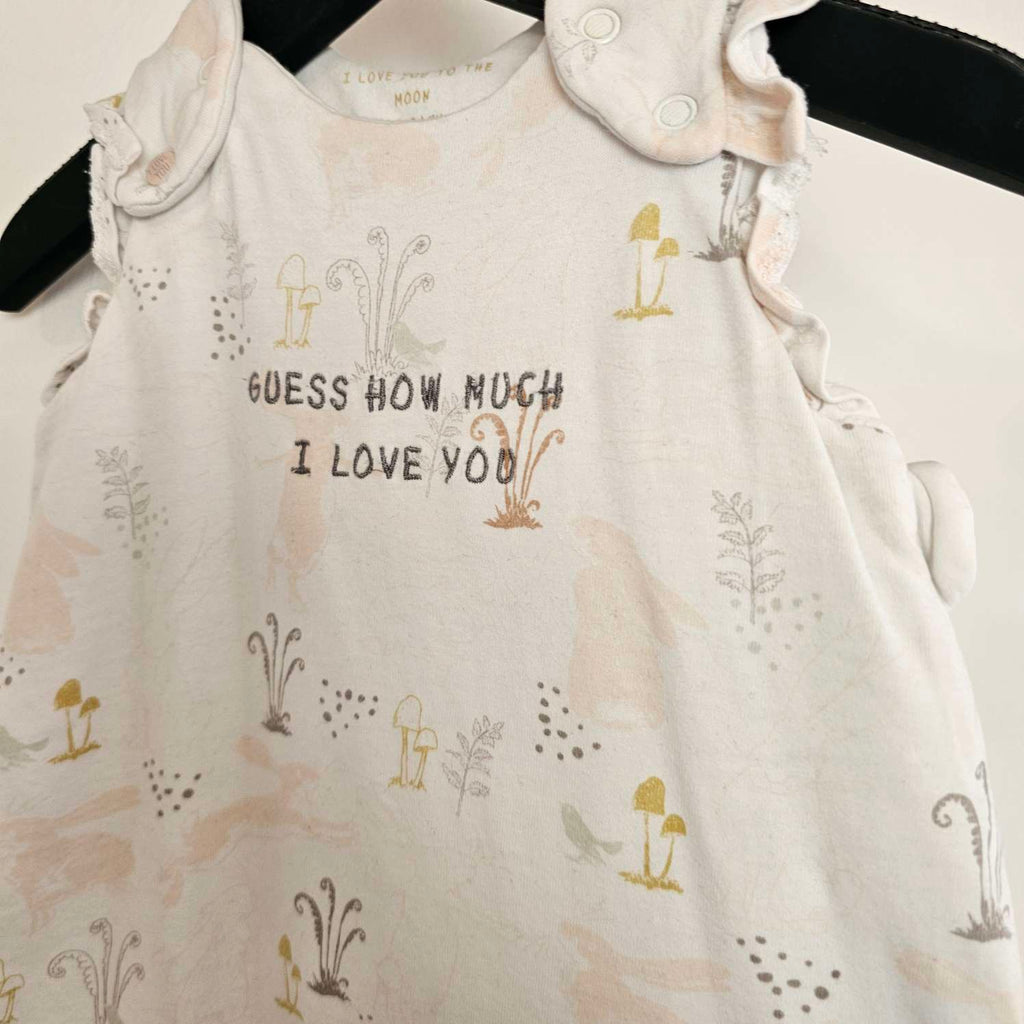 Tu Guess How Much I Love You Cream Sleeping Bag 2.5 Tog 0-6 Months