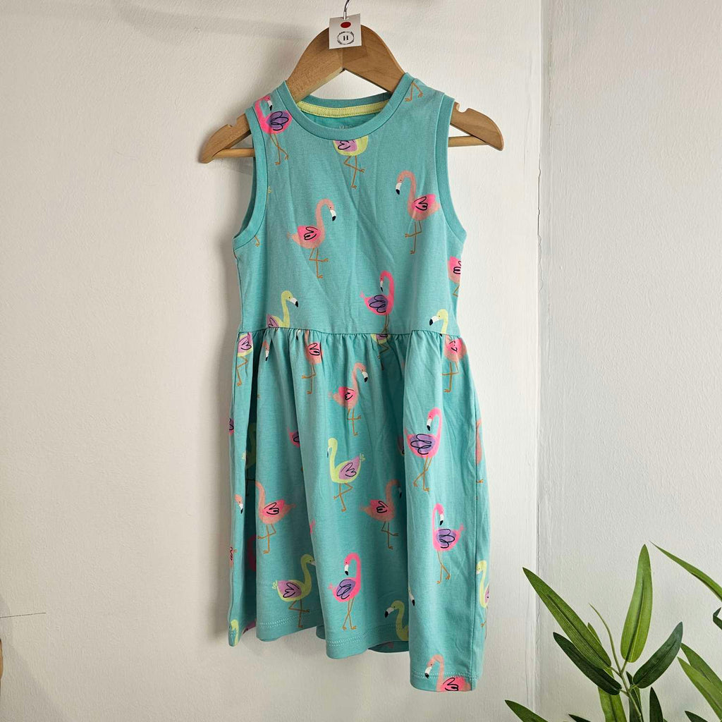 M&S Sleeveless Summer Dress - Flamingoes