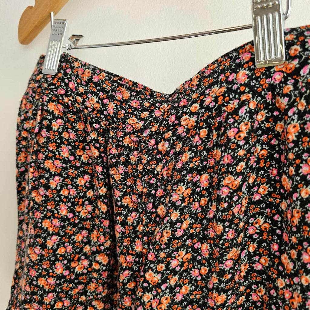 Gap Black Floral Shorts