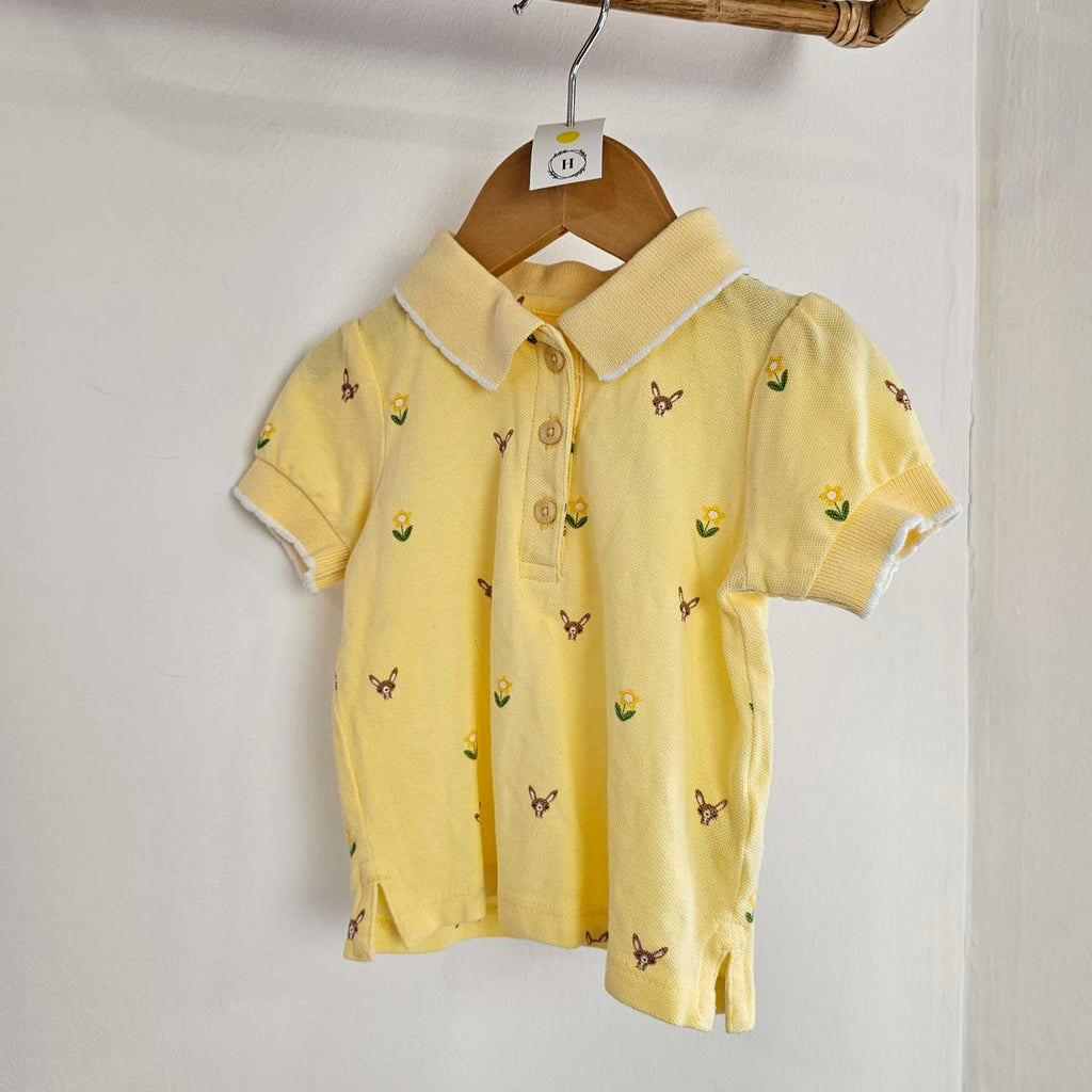 Next Yellow Rabbit Polo Shirt