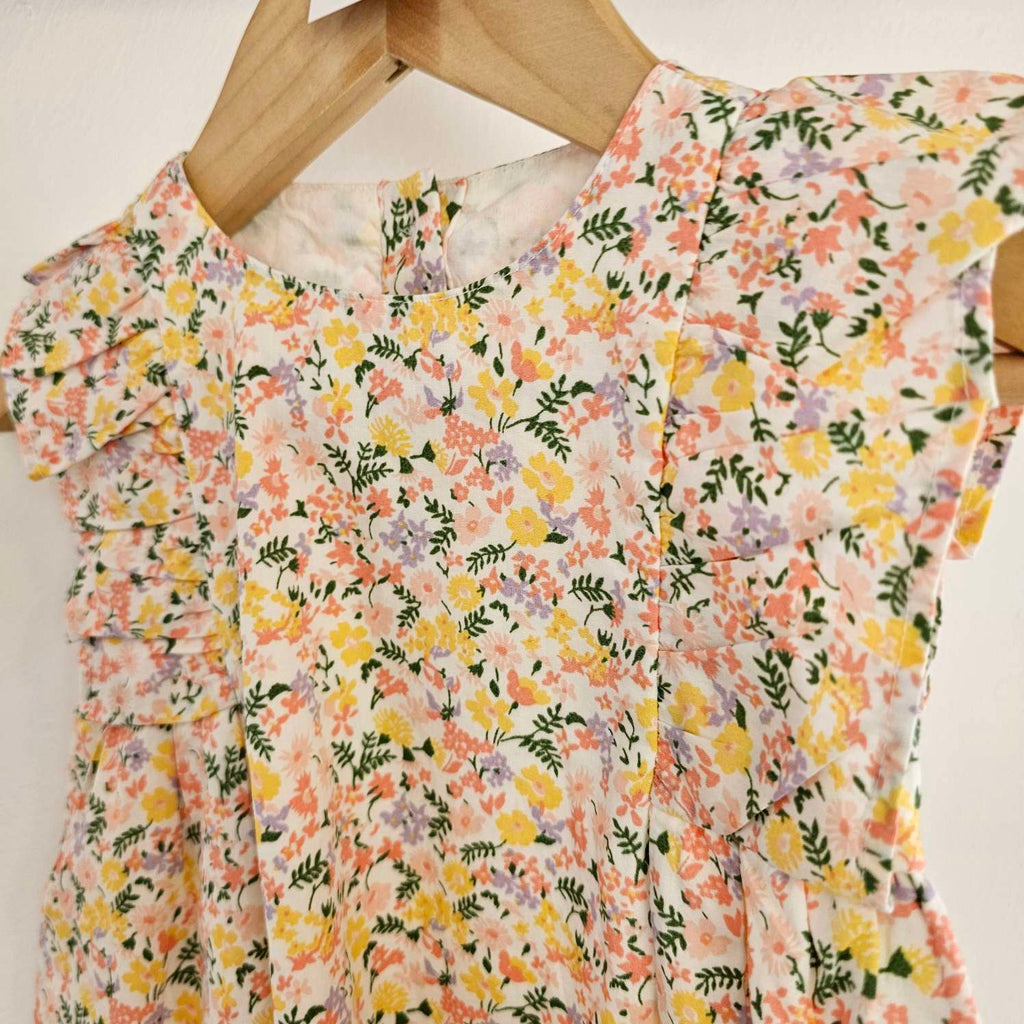 M&S Yellow Mix Floral Dress