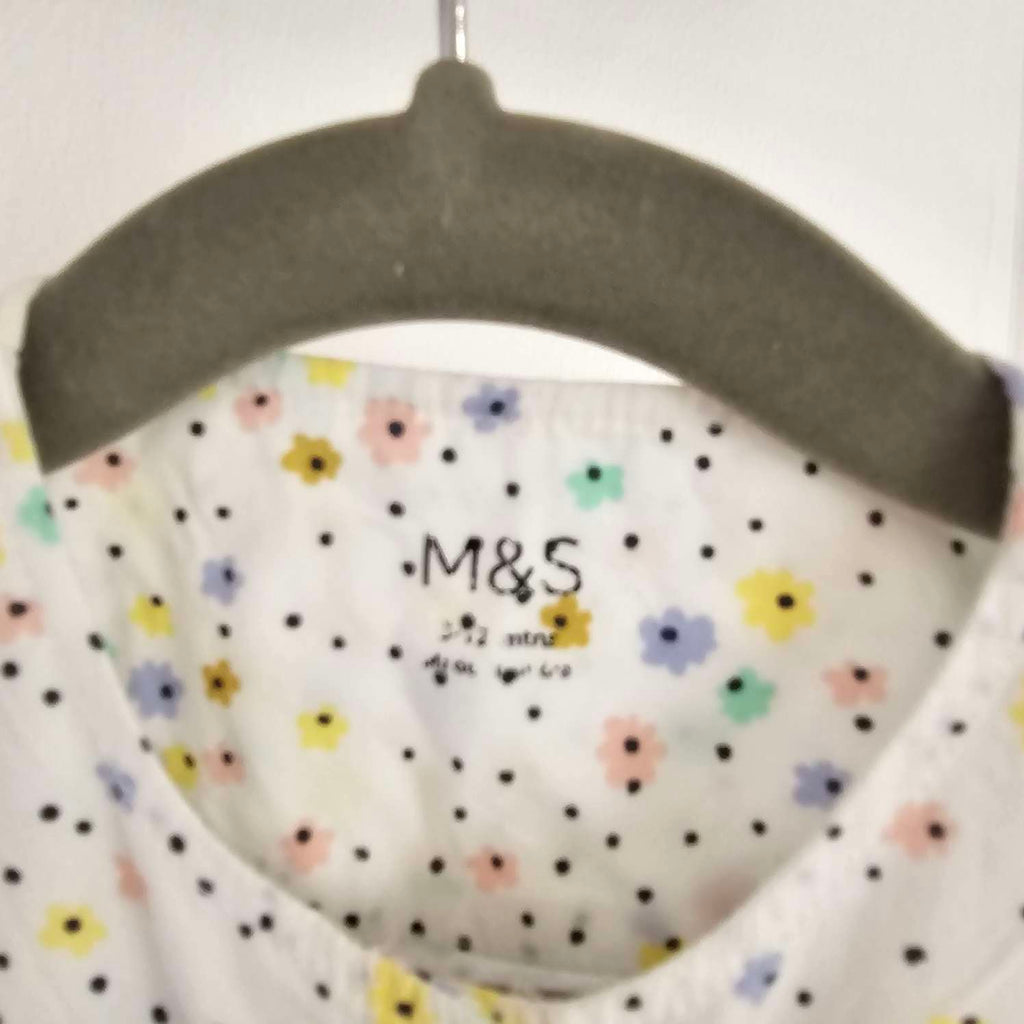 M&S Pastel Flower Dress