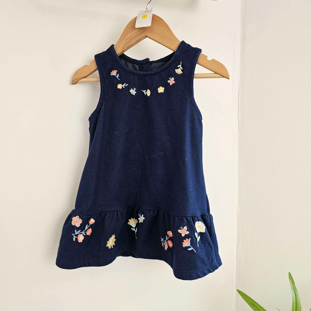 Nutmeg Navy Sleeveless Dress