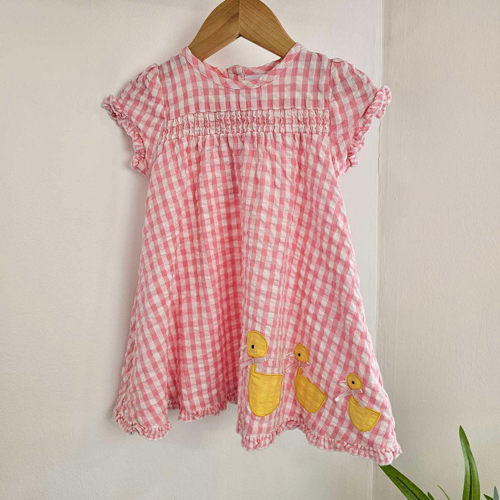 Bluezoo Pink Searsucker Dress